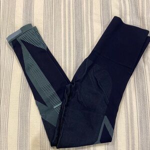LNDR Blue and Green Leggings (matching bra in separate listing)